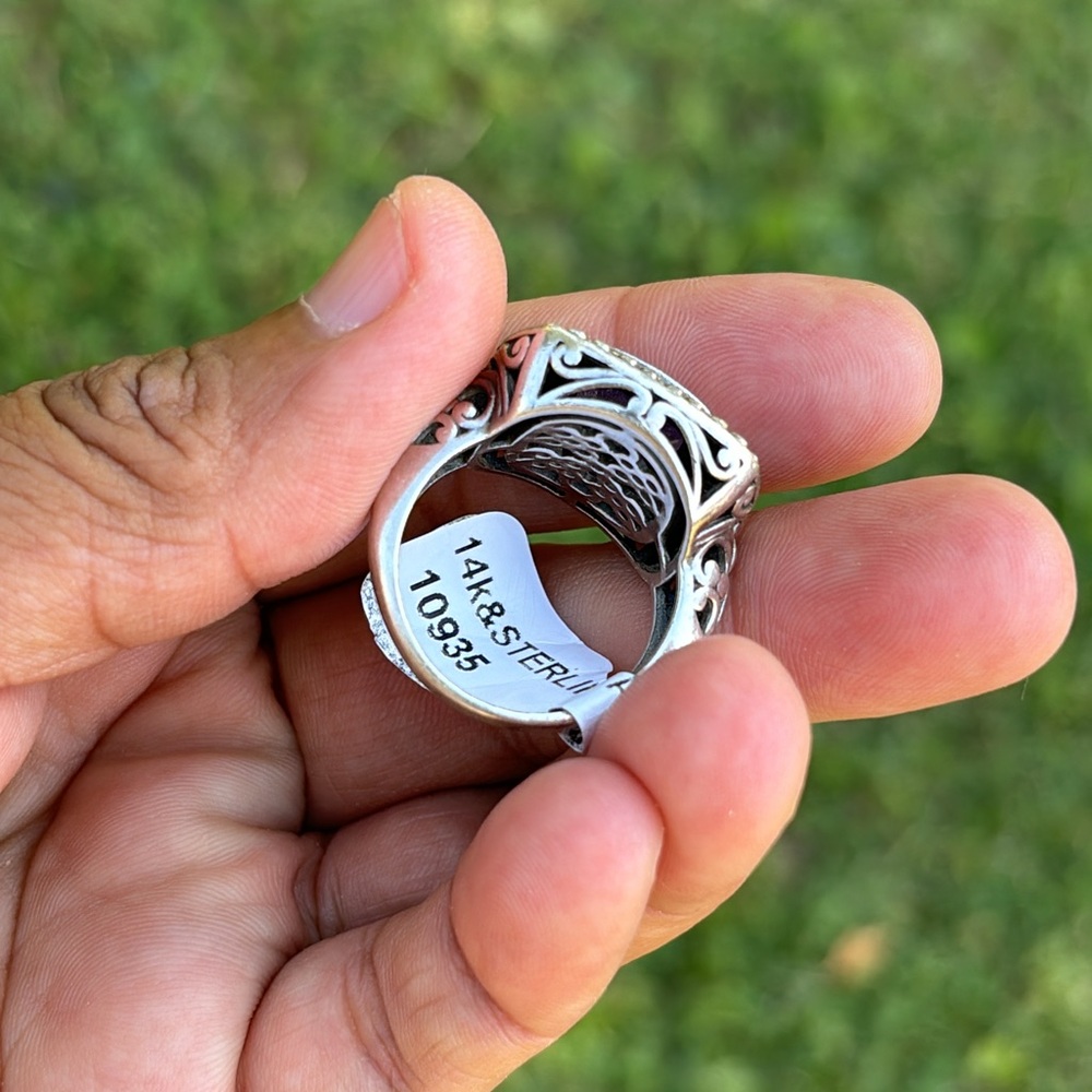 Vintage Custom-Made, Solid Sterling Silver And So… - image 8